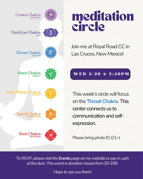 Meditation Circle (Throat Chakra)